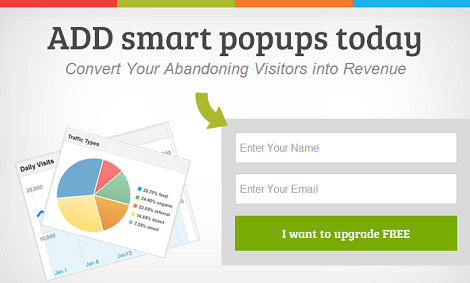 Web engage with smart popups